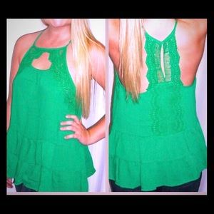 Boutique ruffle tank
